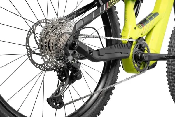Gepida Asgard Fully összteleszkópos MTB e-bike hátsó váltó és meghajtás