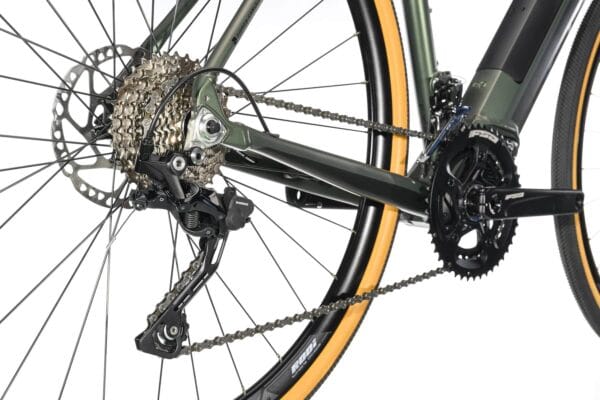 Gepida Cassis GRX gravel kerékpár hátsó váltó és meghajtás