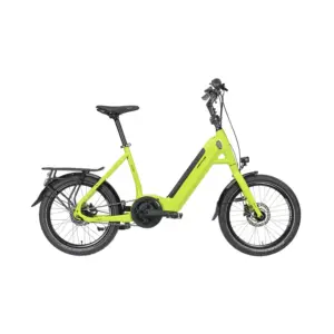 Gepida Pugio városi elektromos kerékpár 20 colos kerekekkel és Gates szíjhajtással, kis méretű e-bike városi használatra