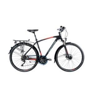 Gepida Alboin 900 trekking kerékpár Shimano XT és Deore váltóval, Acera tárcsafékekkel, zárható Suntour villával és defektvédett gumikkal