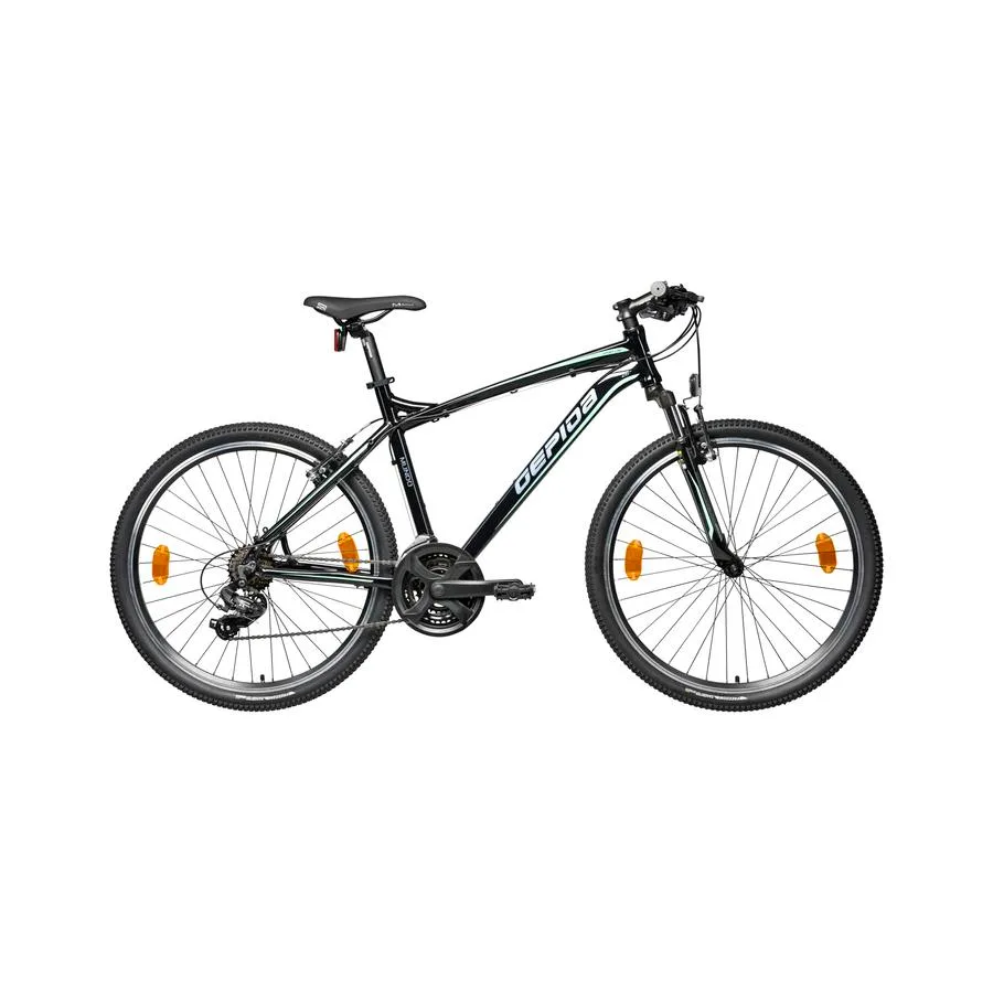 Gepida Mundo 26 colos MTB kerékpár 21 sebességes váltóval, V-fékkel és könnyen irányítható vázzal kezdő bringásoknak