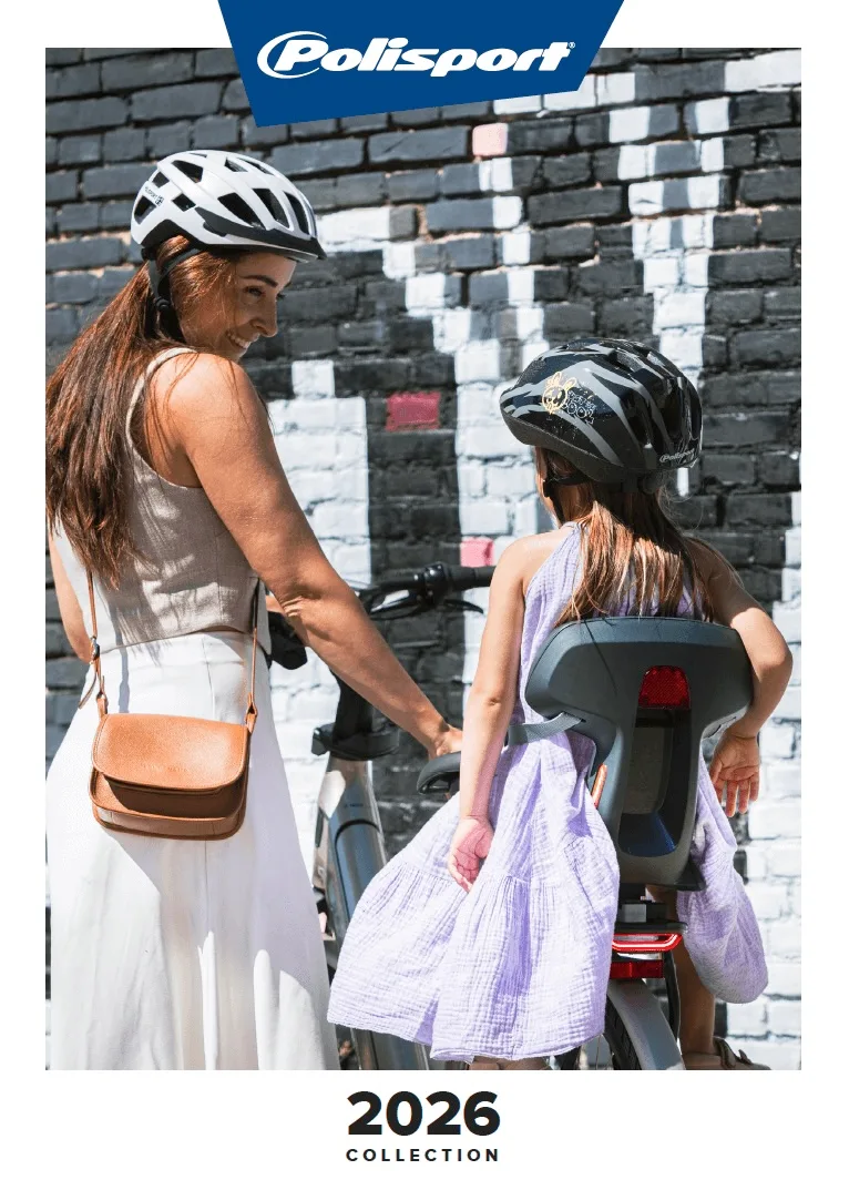 Polisport kerékpáros kiegészítők katalógus borítója 2026